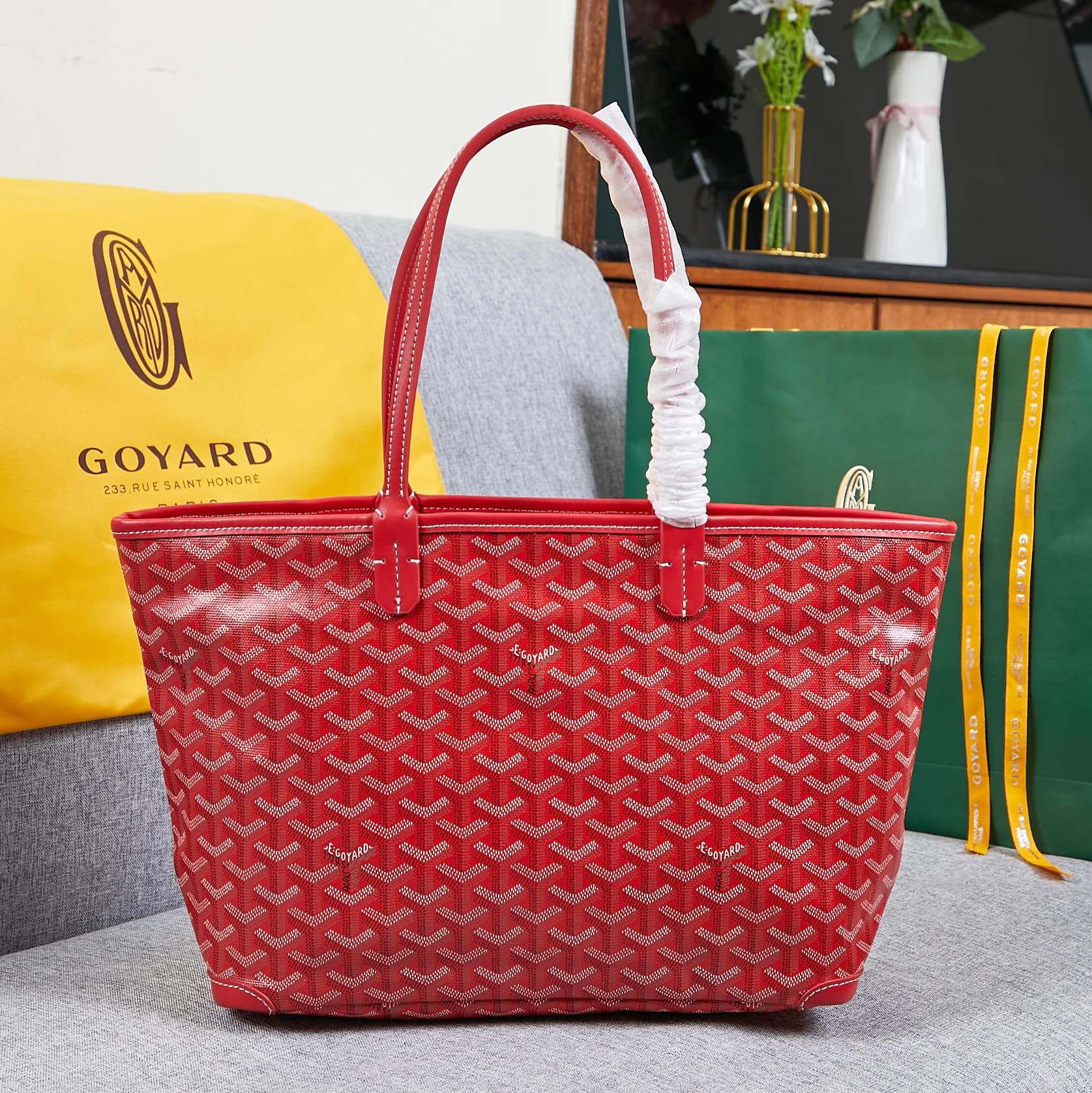 Goyard Artois Tote Zipper Handbag