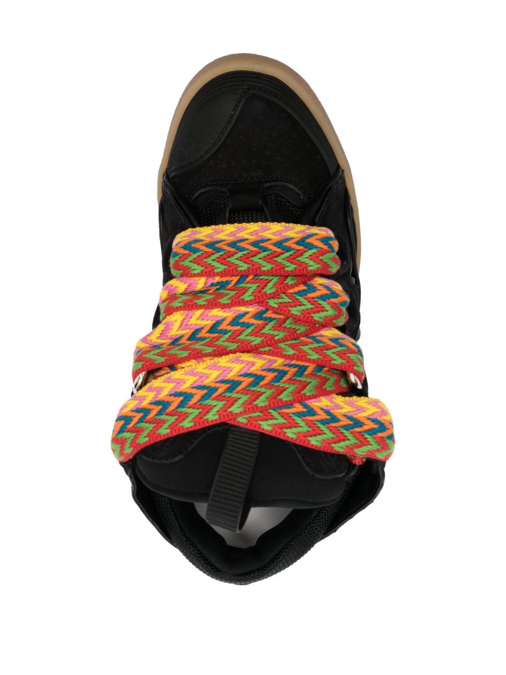 Lanvin LEATHER CURB SNEAKERS