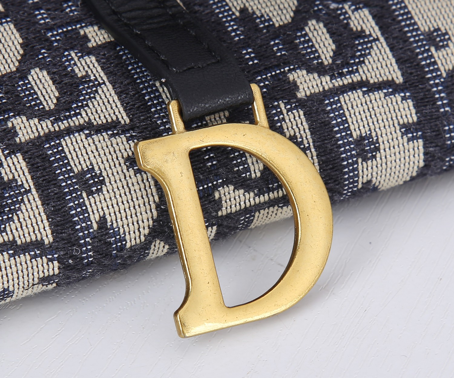 Dior SADDLE bag Blue Dior Oblique Jacquard