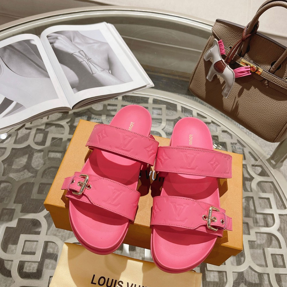 Louis Vuitton LV Bom Dia Fashion Flat Flip-flops Slide Sandal
