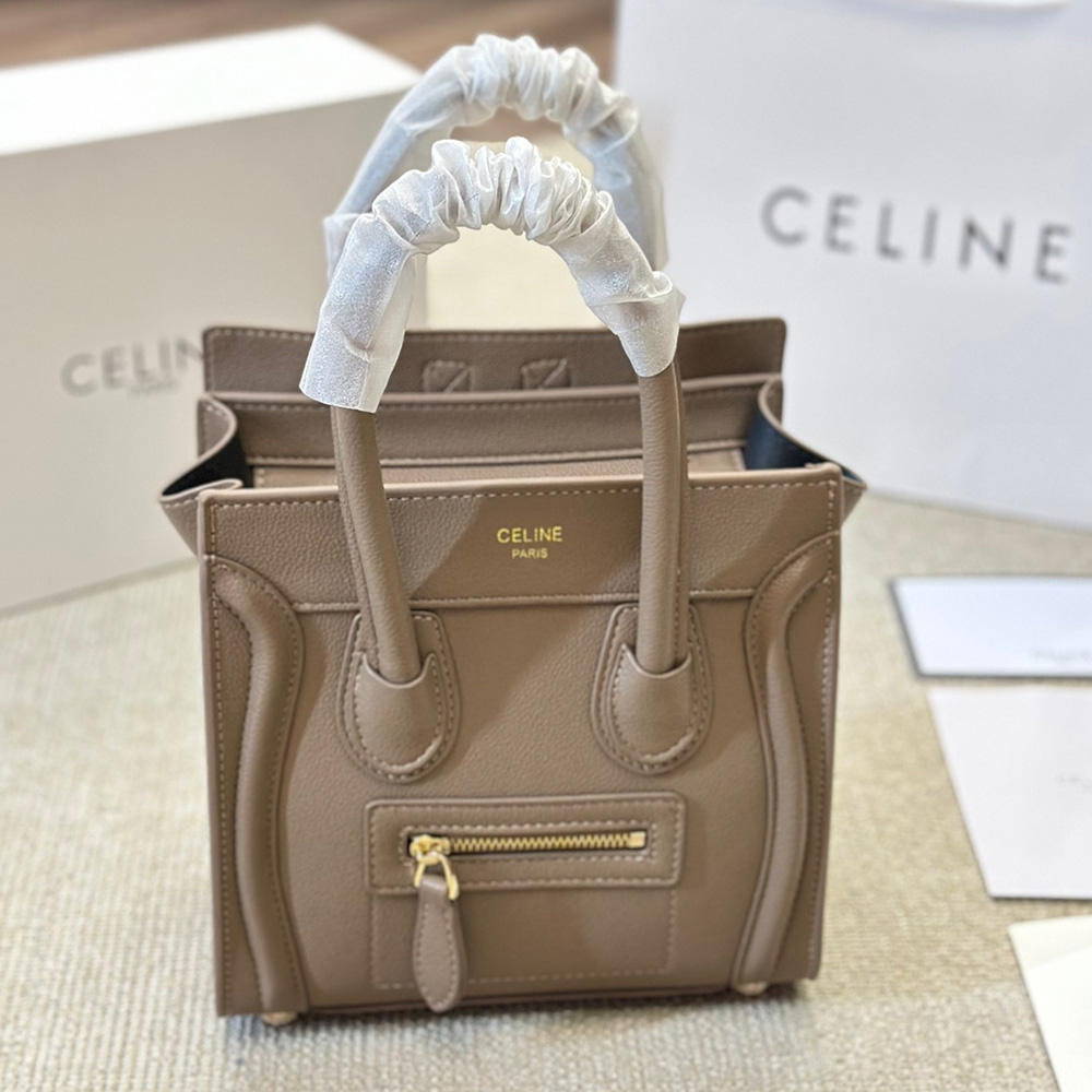 Celine Luggage Smiley leather handbag crossbody bag