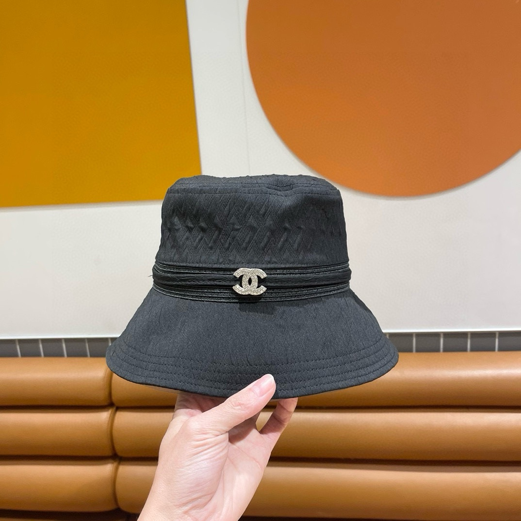 Chanel Shopping Shade Leisure Basin Hat Sunhat
