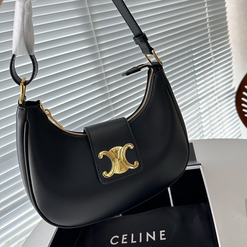 Celine Triomphe Canvas&Leather hand shoulder bag