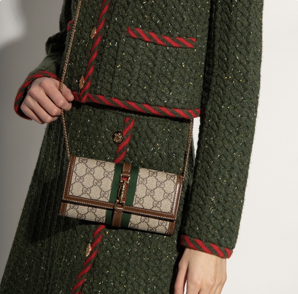 Gucci Jackie 1961 Chain Wallet