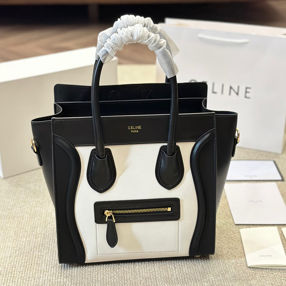Celine Luggage Smiley leather handbag crossbody bag