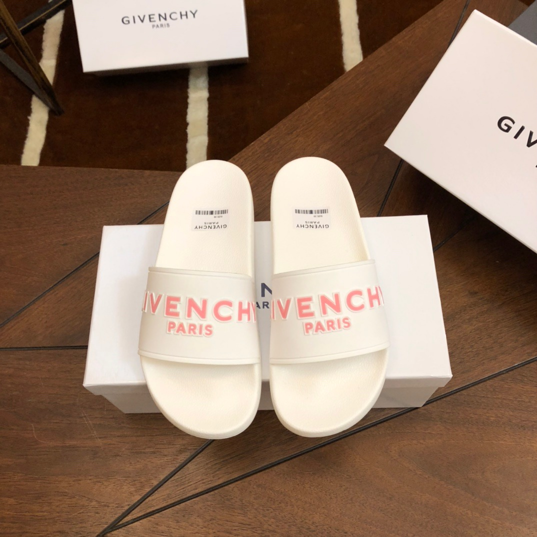 Givenchy Rubber Logo flip-flops Slide Sandal