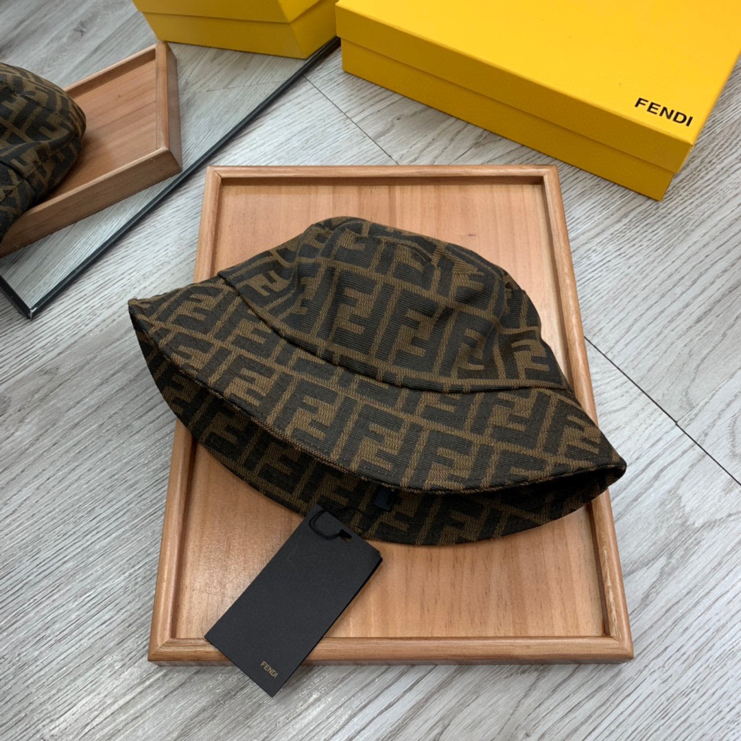 Fendi Breathable And Comfortable Fisherman Hat Sunhat