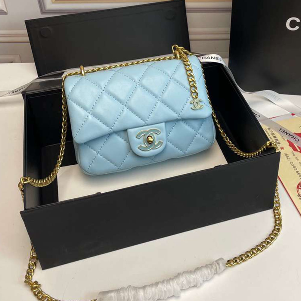 Chanel CC CF Enamel Buckle Bag