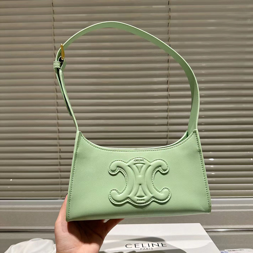 Celine Cuir Triomphe Relief Handbag
