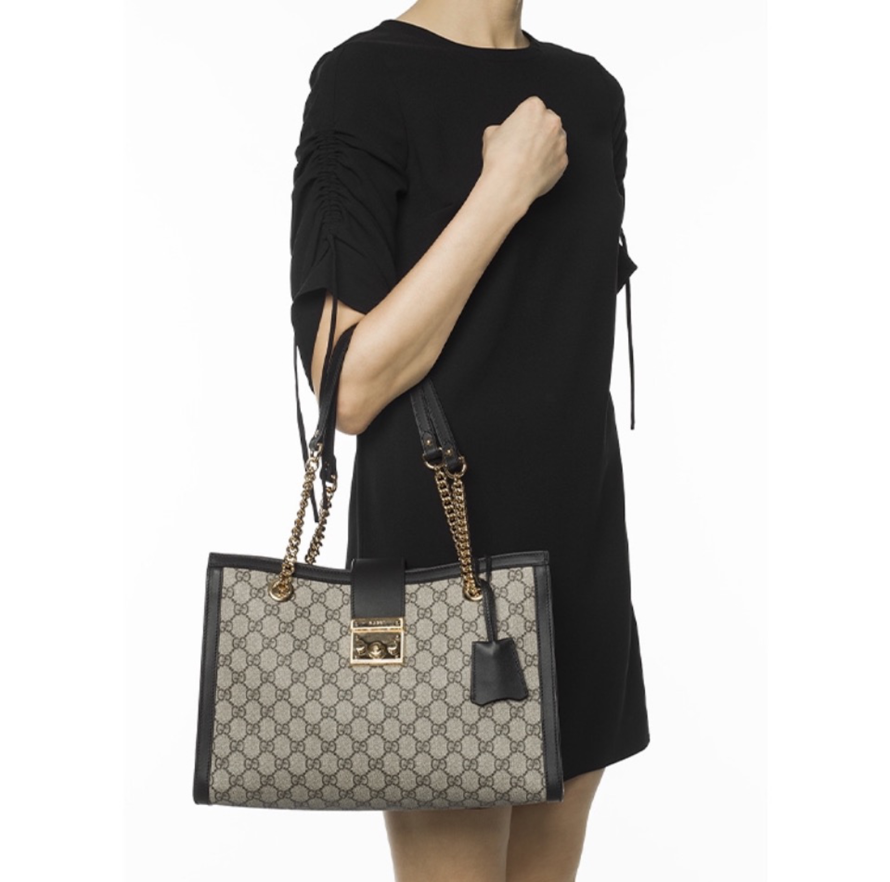 Gucci Padlock Tote Crossbody Bag