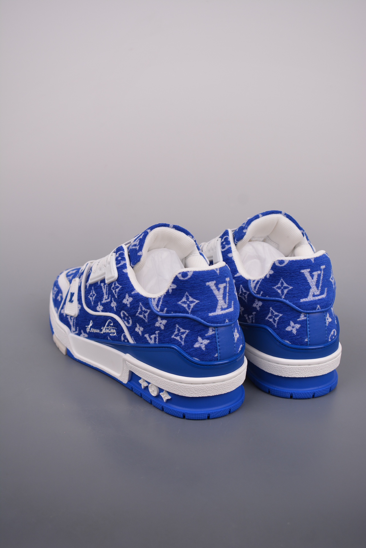 Louis Vuitton Sneakers pattern blue