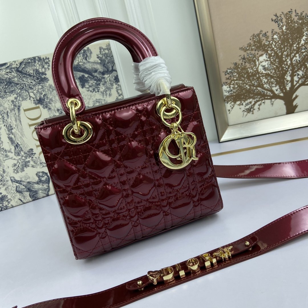 Dior The LADY DIOR Bag MINI SIZE(17*15*7cm)