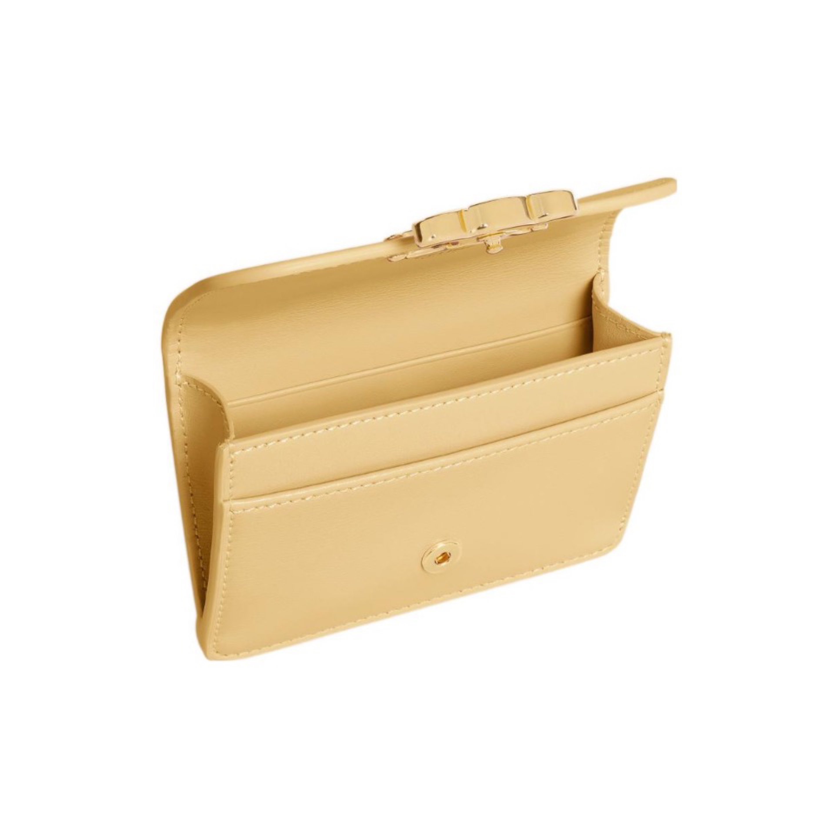 Celine Triomphe Leather card bag