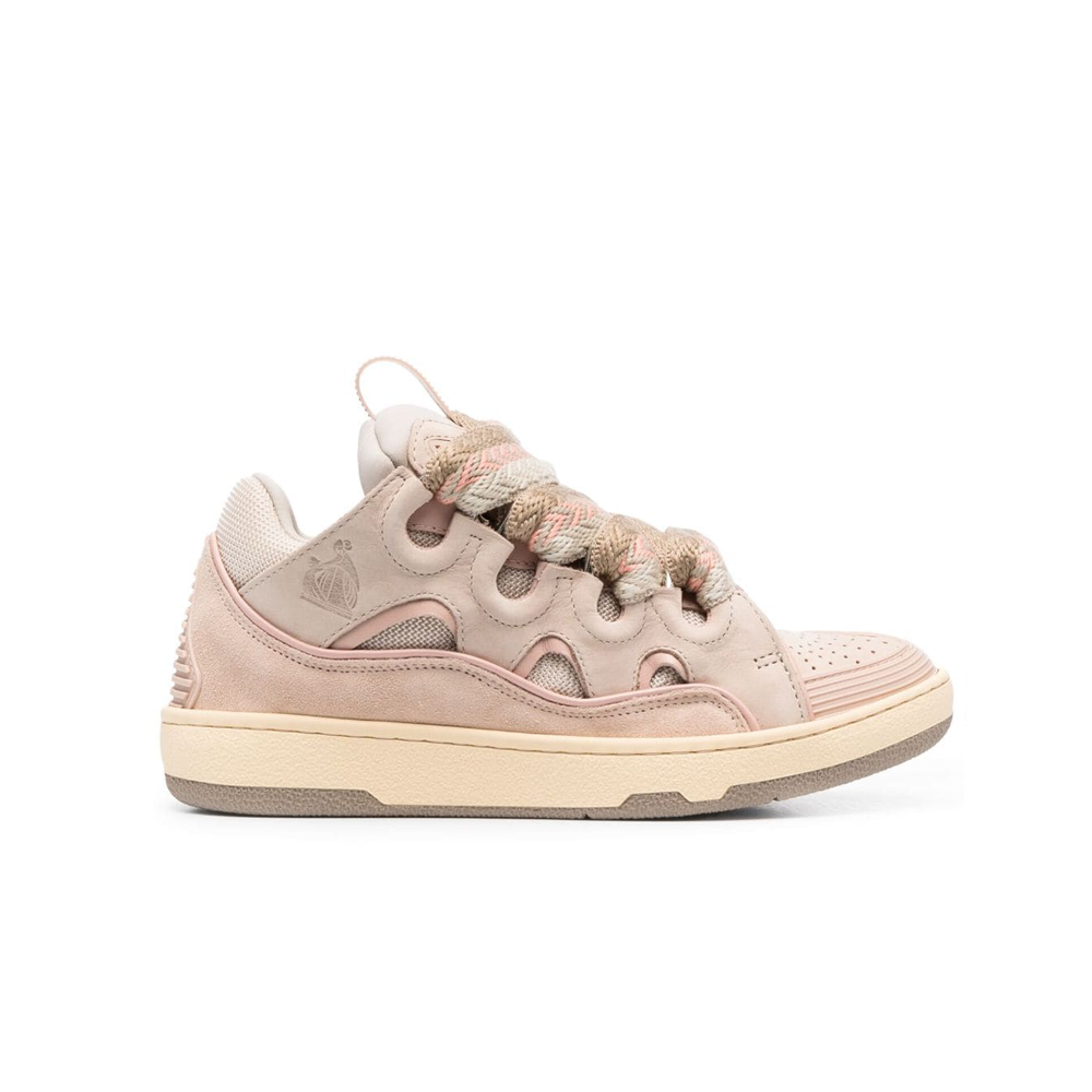 Lanvin LEATHER CURB SNEAKERS
