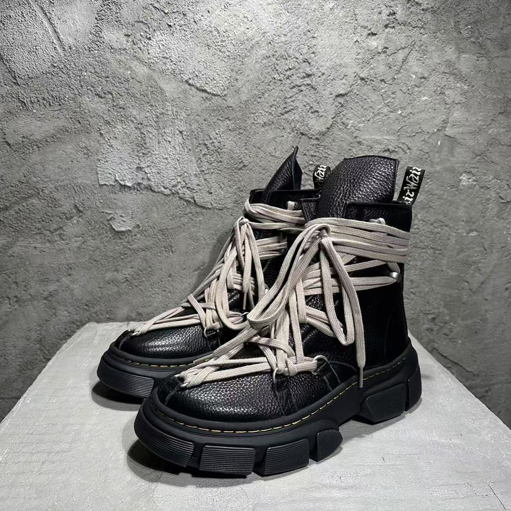 DR. MARTENS X RICK OWENS 1460 DMXL MEGALACE BOOT