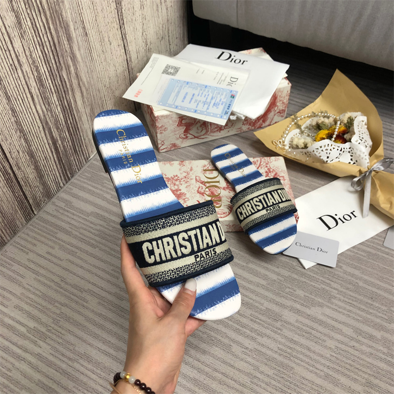 Dior DWAY Slide Slipper Sandals