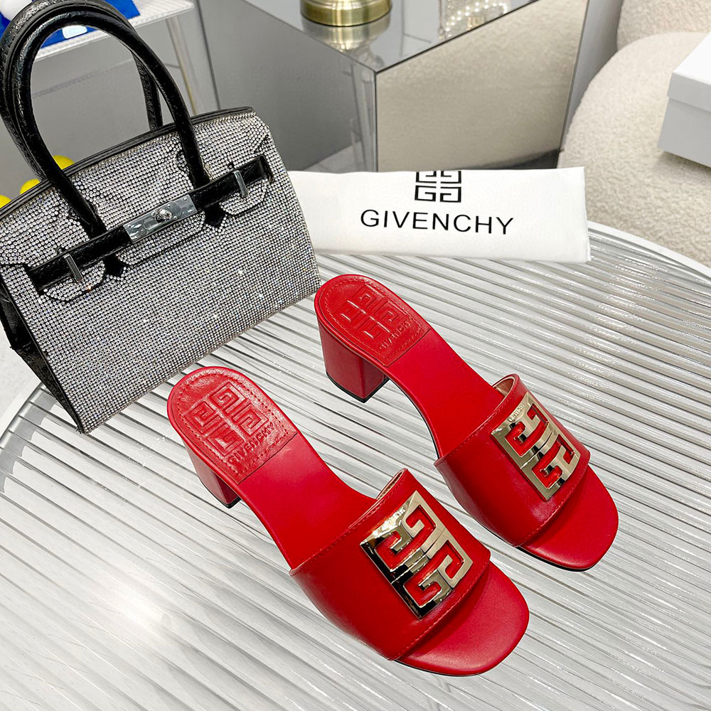 Givenchy Leather Fashion Muggles  Slide Sandal