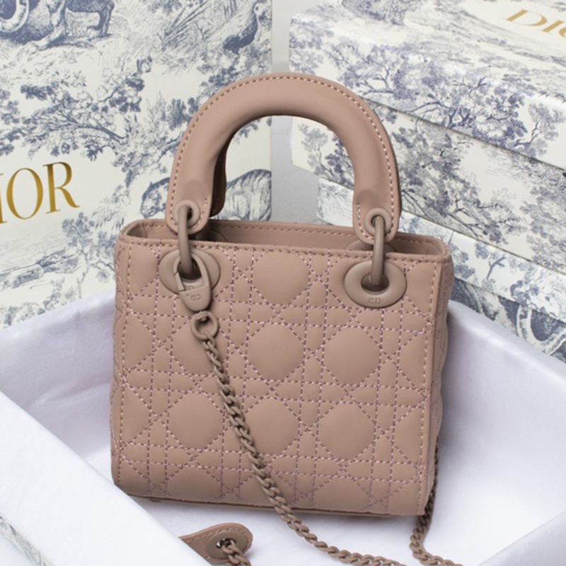 Dior The LADY DIOR Bag MINI SIZE(17*15*7cm)