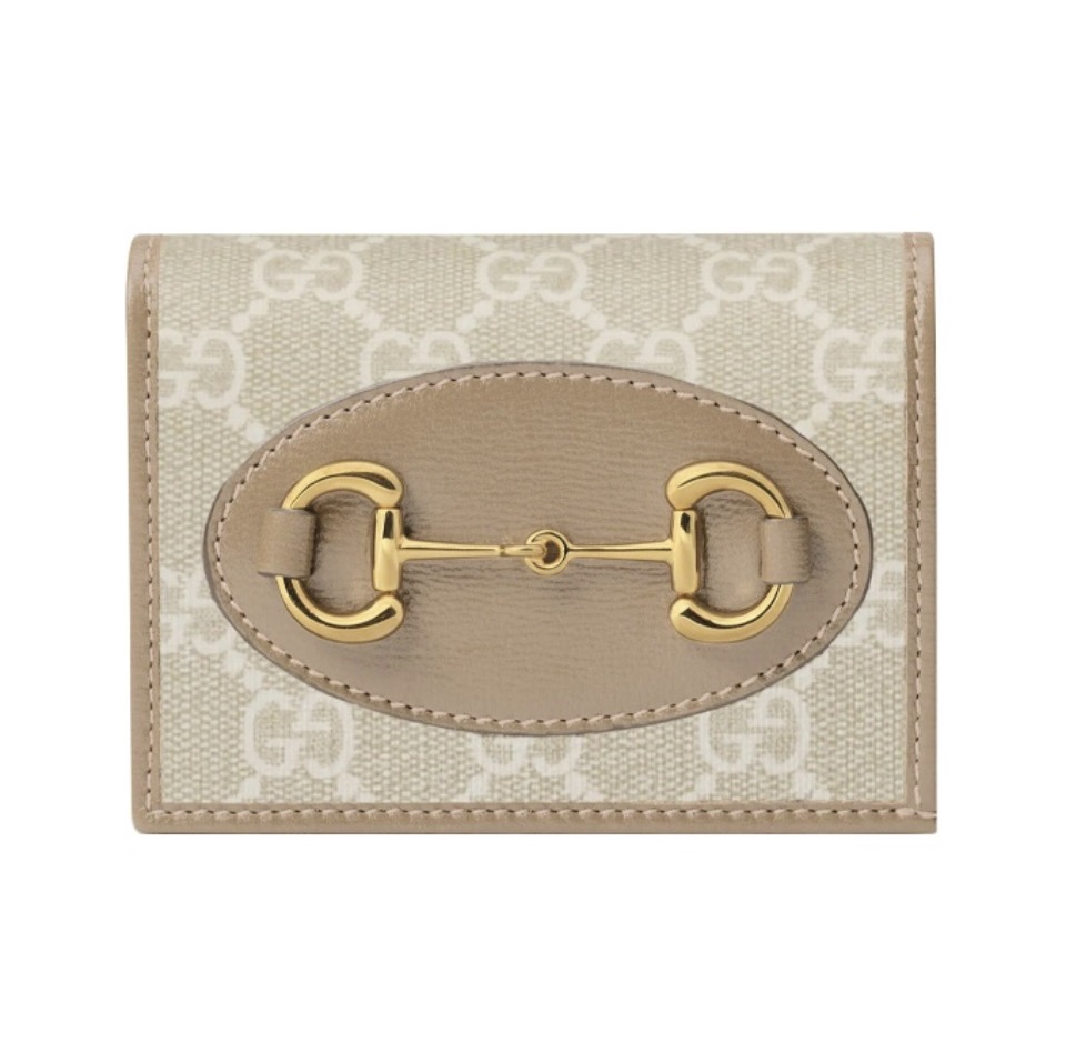 Gucci Unisex Horsebit 1955 Card Case Wallet