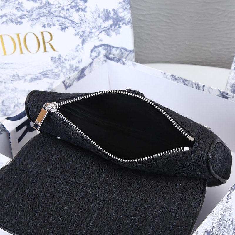 Dior SADDLE Bag Mini Saddle Bag with Original Box