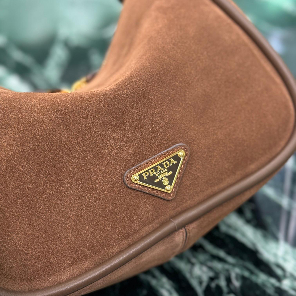 Prada Darling Suede Handbag