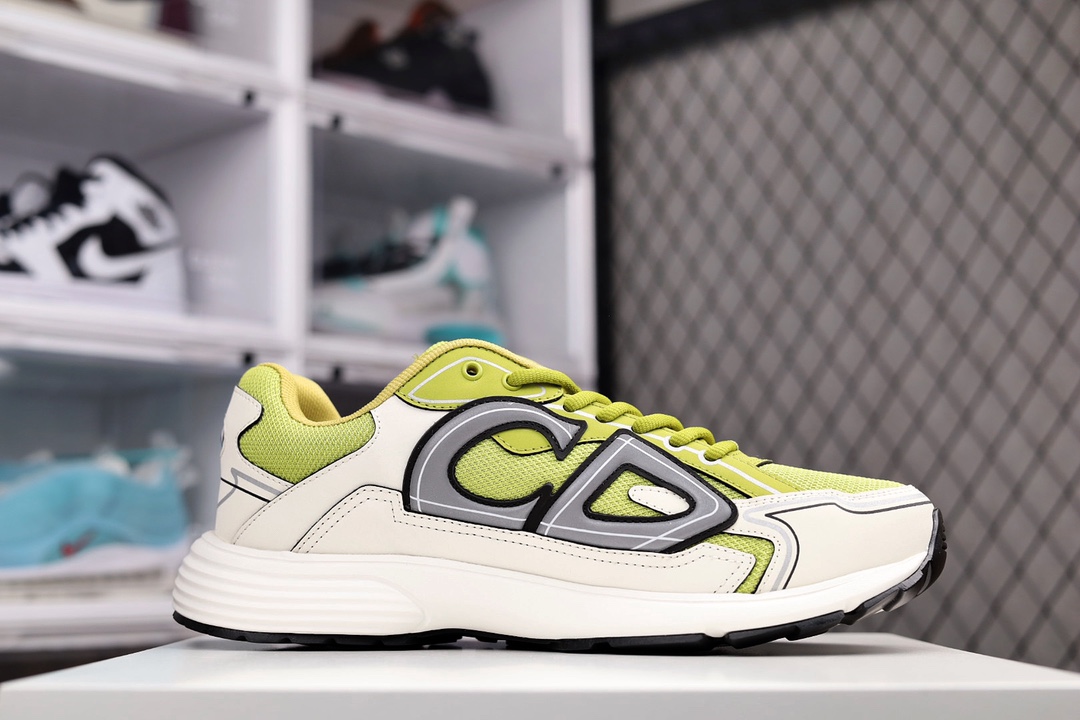 Dior B30 Dad Sneakers Green Biege
