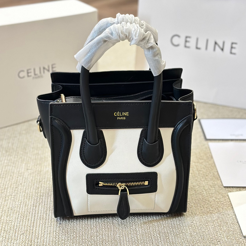 Celine Luggage Smiley leather handbag crossbody bag
