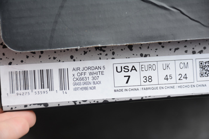 Air Jordan 5 Oregon Ducks CK6631-307