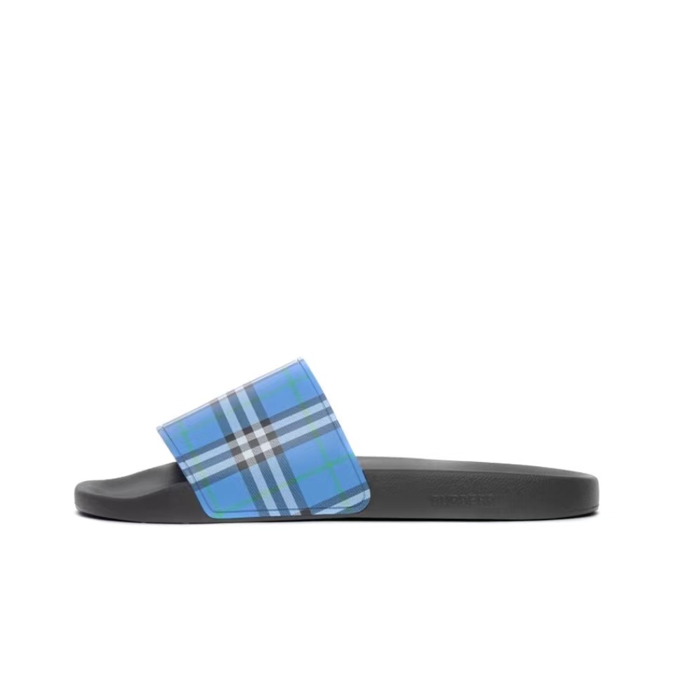 Burberry Check Printing Leisure And Comfort Shoes Sandal