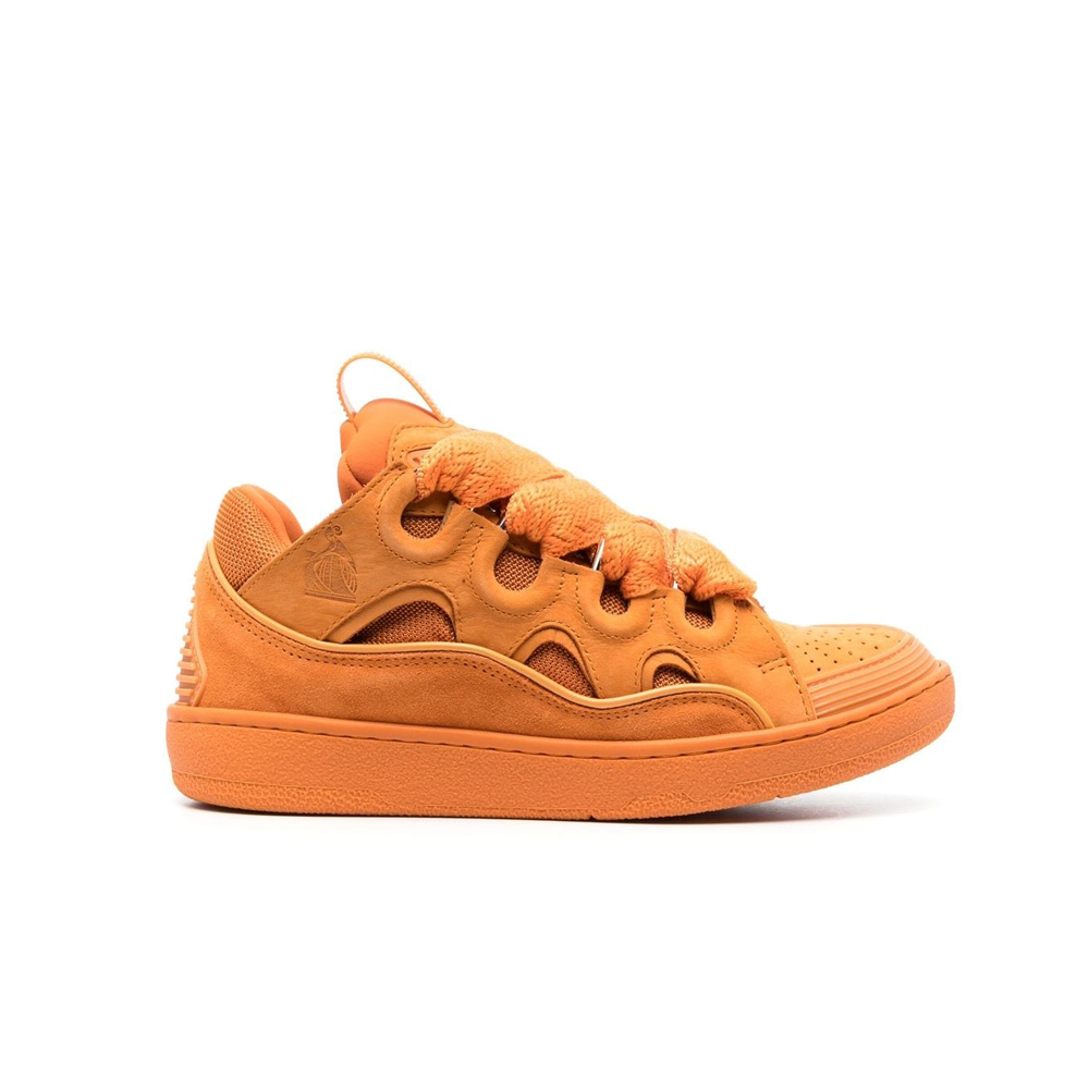 Lanvin LEATHER CURB SNEAKERS