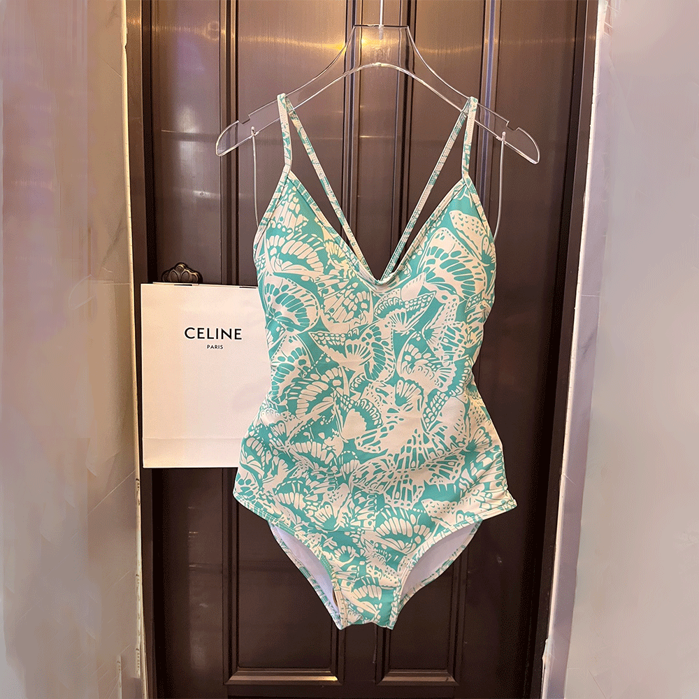 Dior  Animal-print One-piece Swimsuit  Swimwear