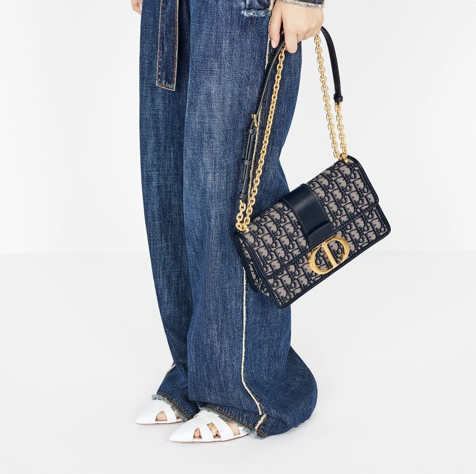 DIOR Oblique 30 Montaigne Flap Bag