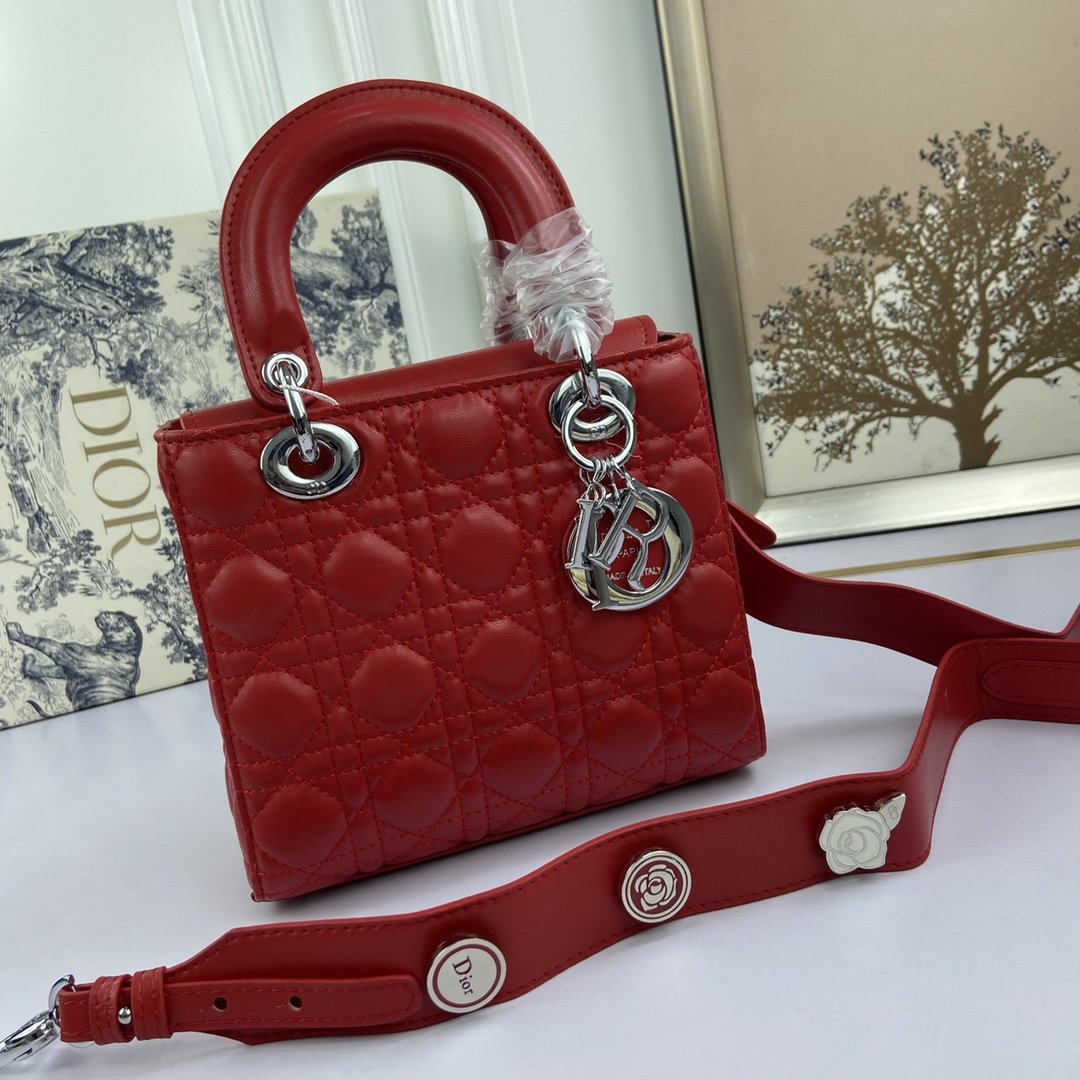 Dior The LADY DIOR Bag MINI SIZE(17*15*7cm)