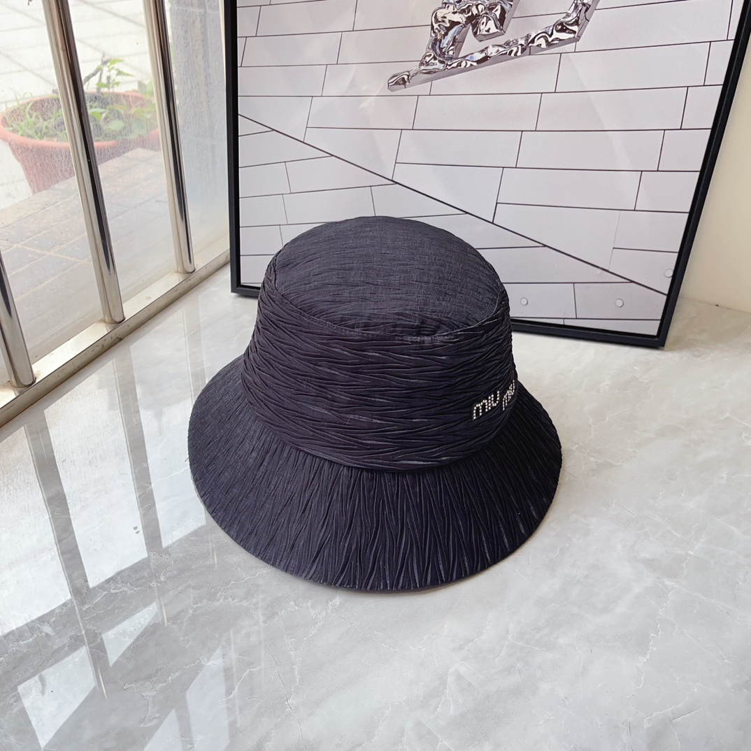 Miu Miu Textured Fisherman's Hat  Sunhat