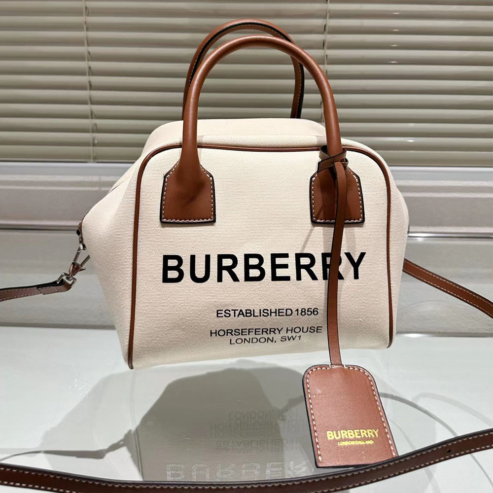 Burberry Bowling Handbag Bag Small