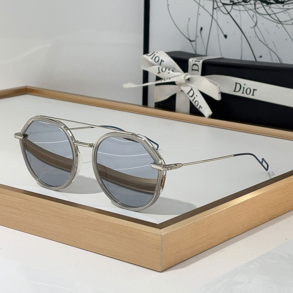 Dior Alloy Sunglasses With Reflective Frames