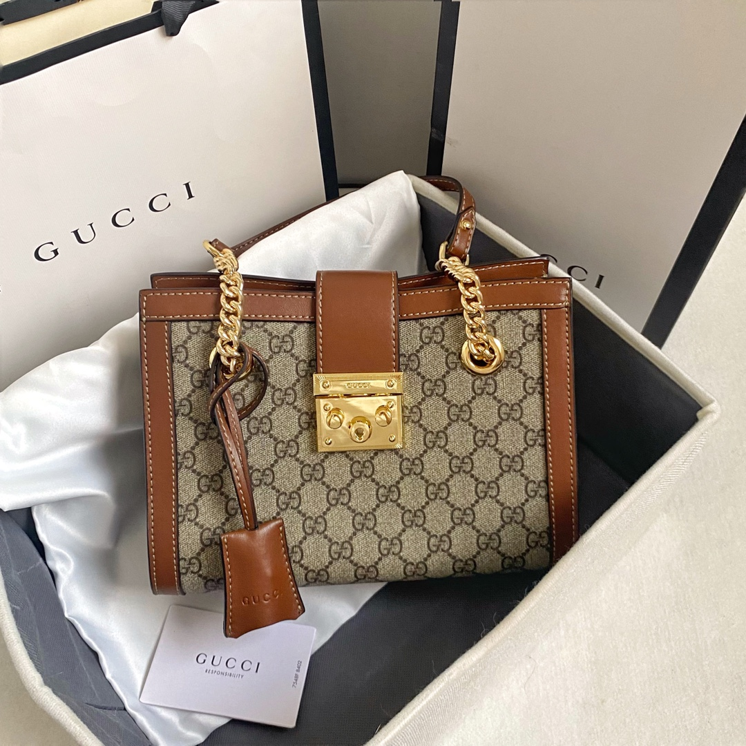Gucci Padlock Tote Crossbody Bag