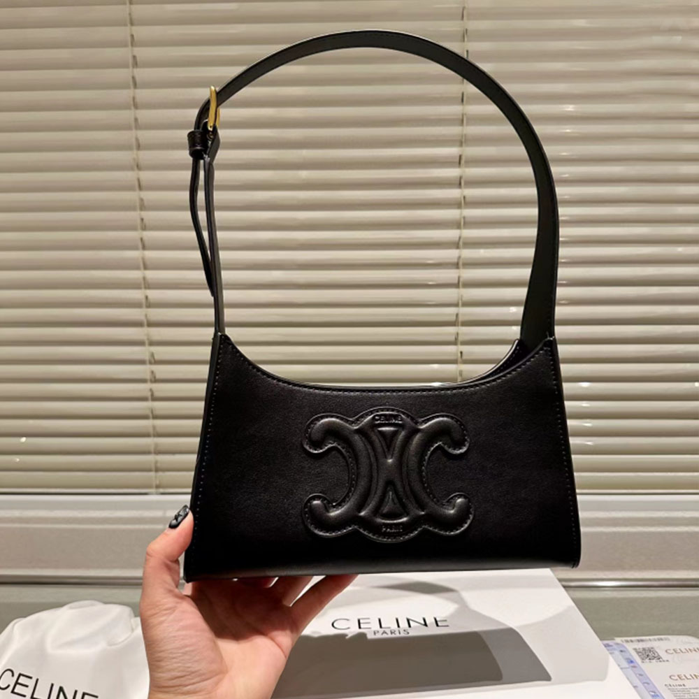 Celine Cuir Triomphe Relief Handbag
