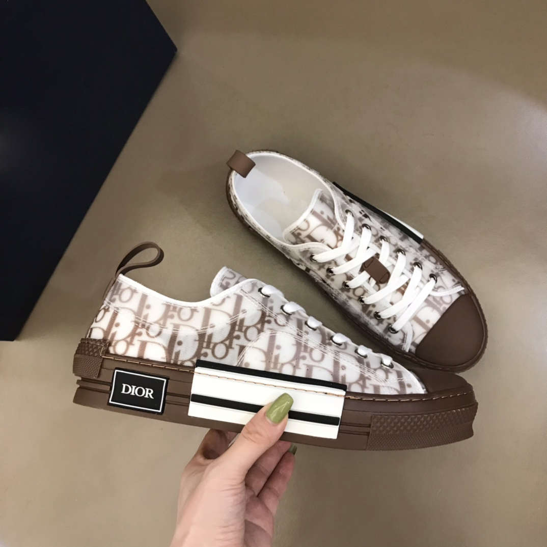 Dior B23 Casual Luxury Low-Top Canvas Shoes