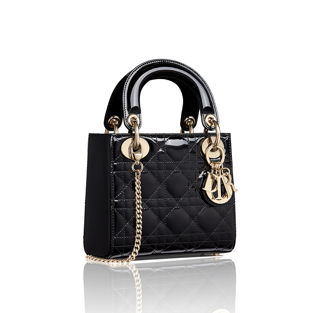 Dior Mini Lady Bag - Lacquered Calfskin
