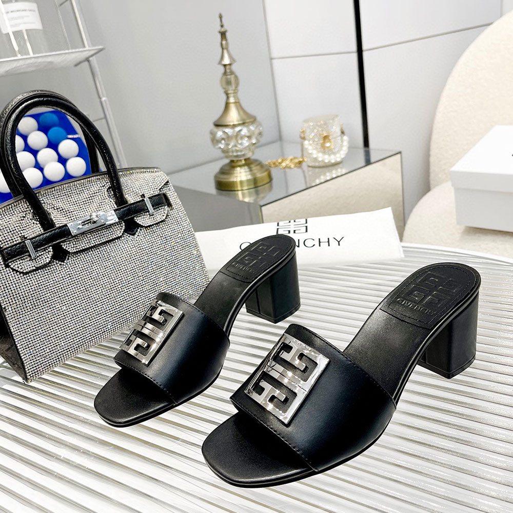 Givenchy Leather Fashion Muggles  Slide Sandal