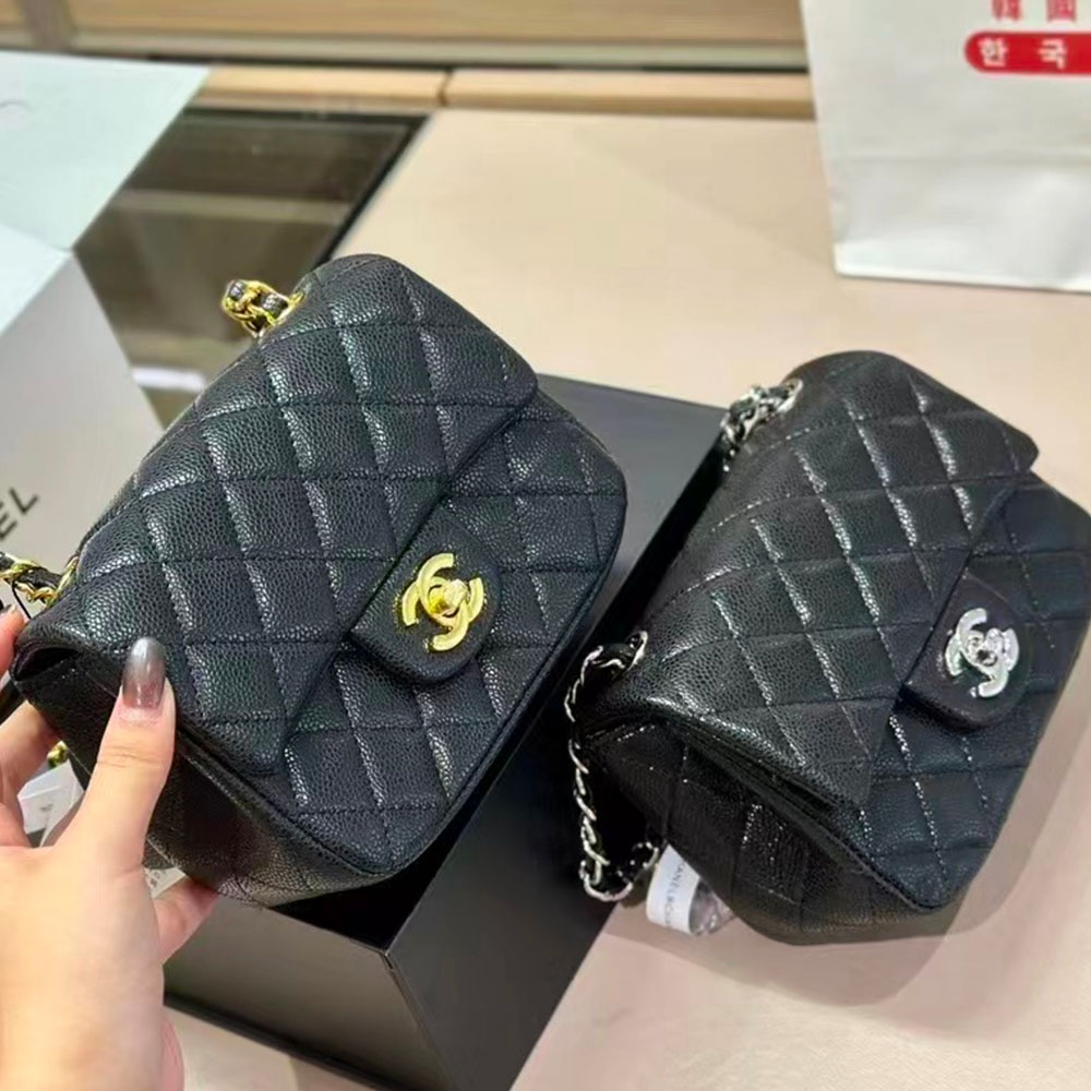 Chanel CF Bag Caviar 17CM