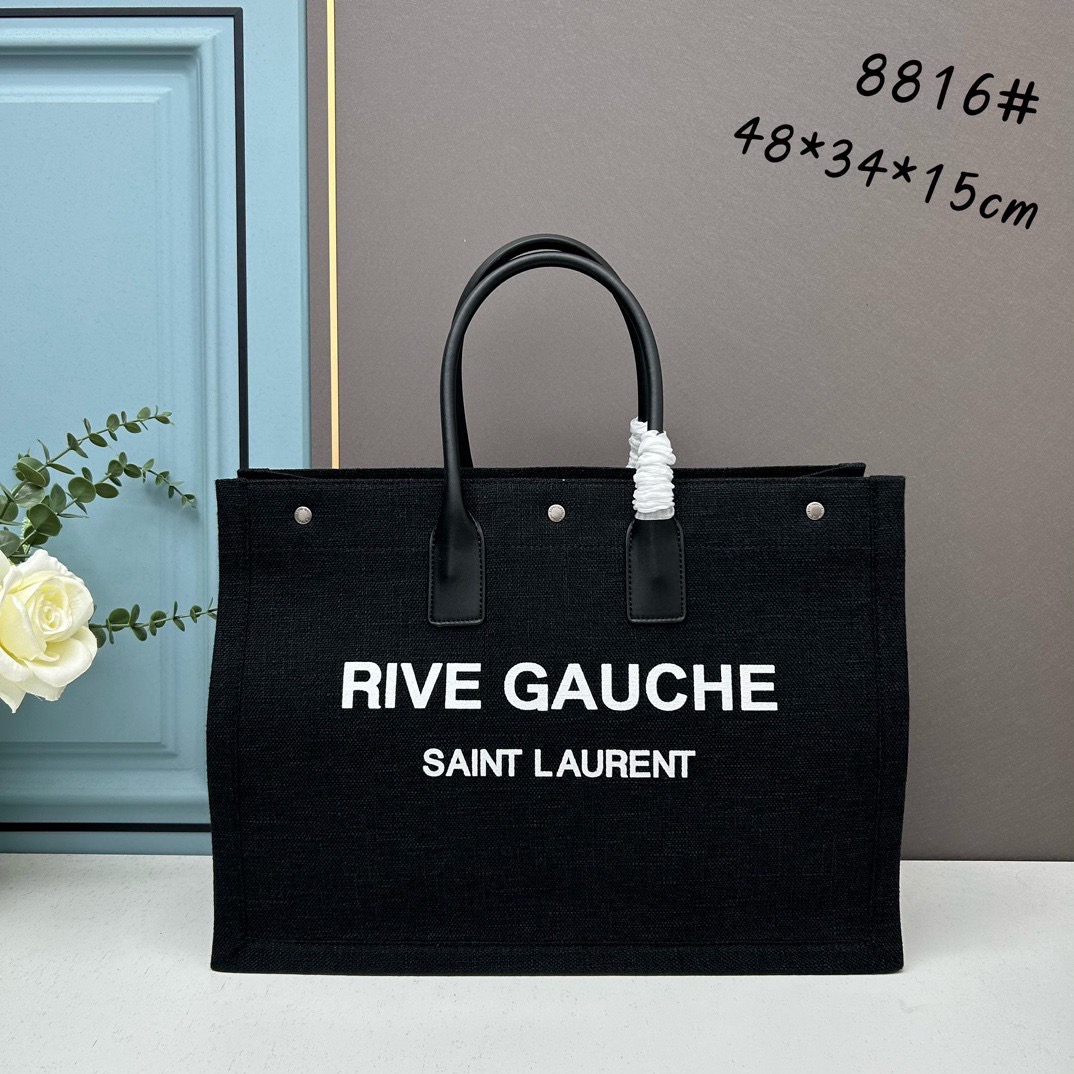 SAINT LAURENT YSL Rive Gauche Tote Bag