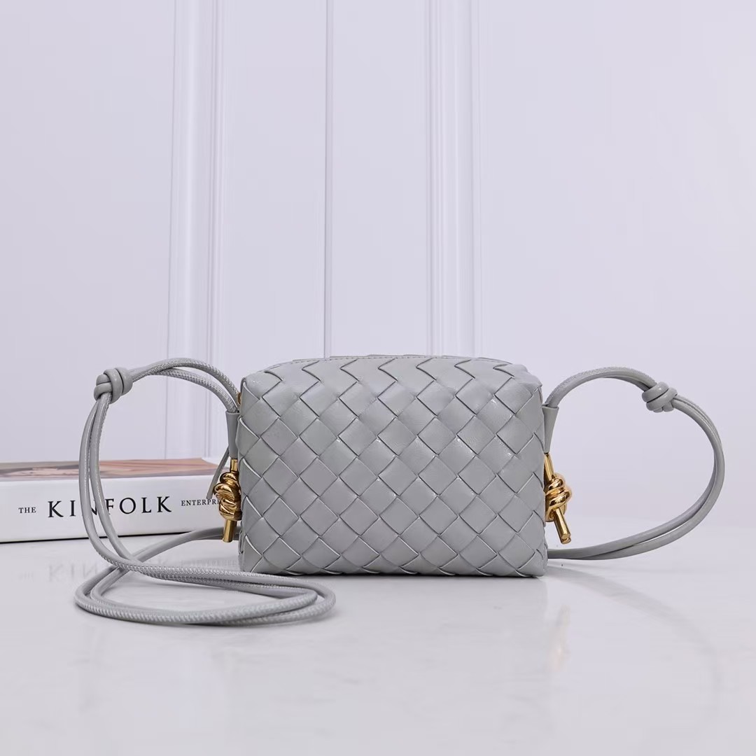 BV Bottega Veneta Mini Loop Metal Knots Bag