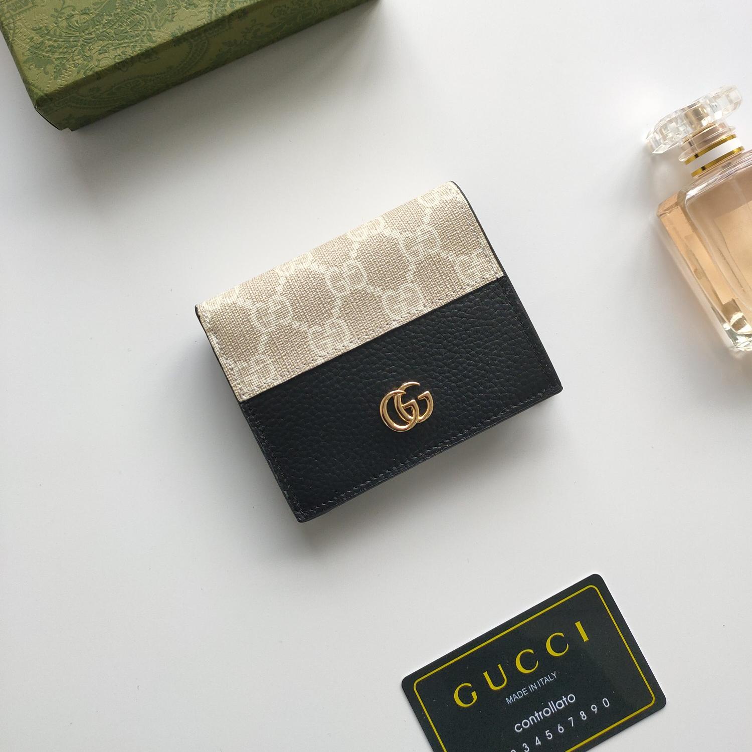Gucci Unisex GG Marmont Card Case Wallet