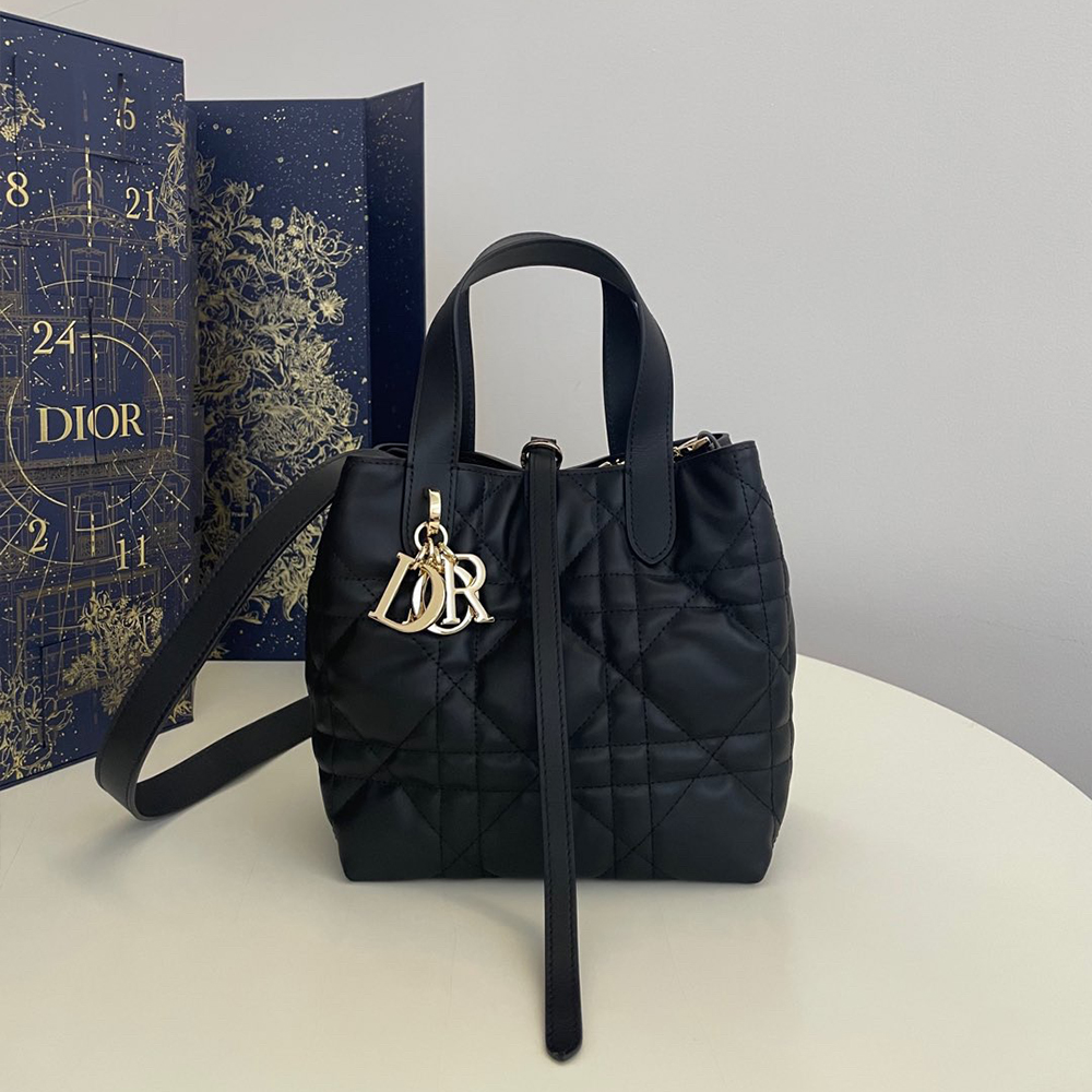 Dior Toujours Rattan pattern Tote Bag