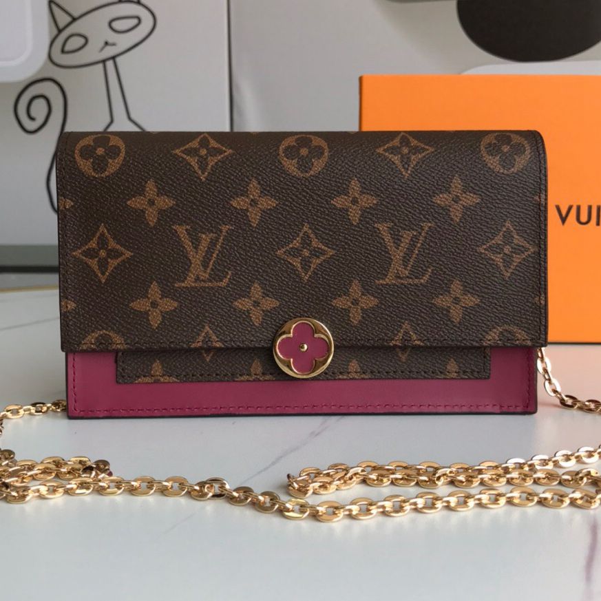 Louis Vuitton LV Flore Chain Wallet