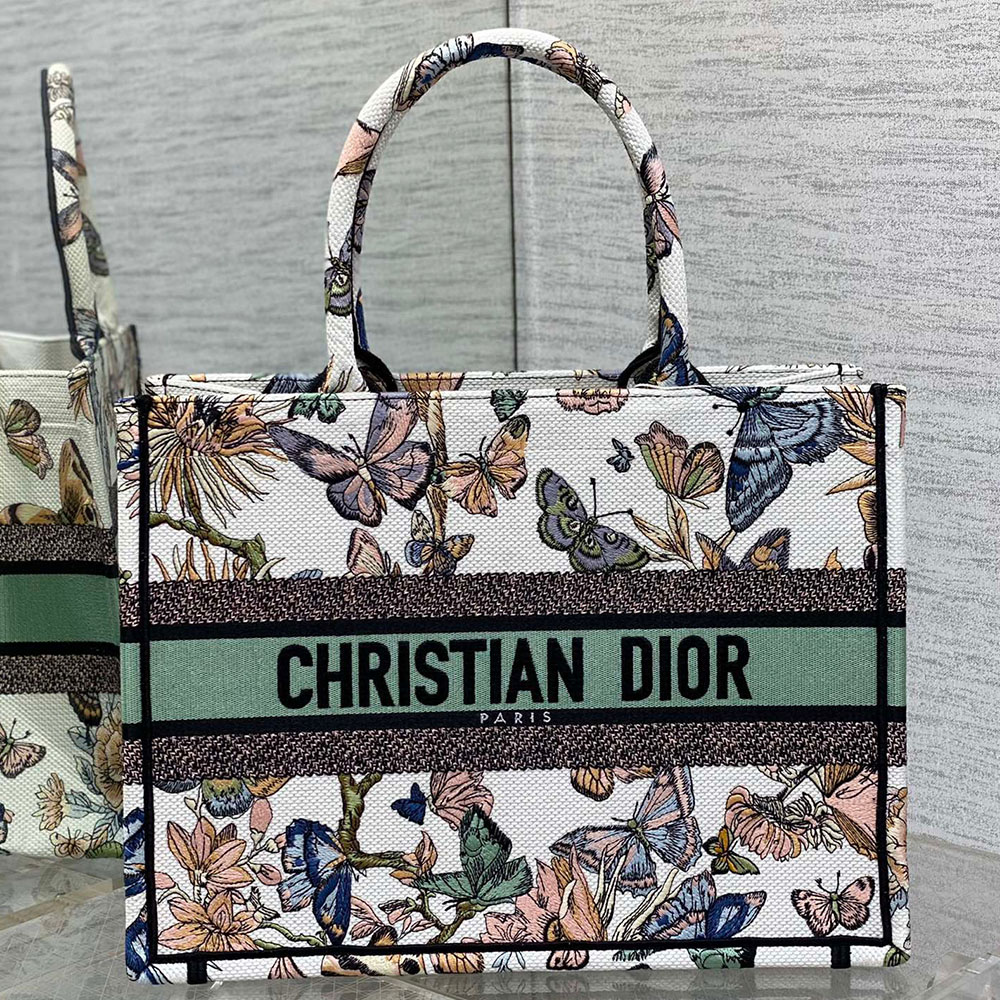 DIOR Book Tote Butterfly Series Bags