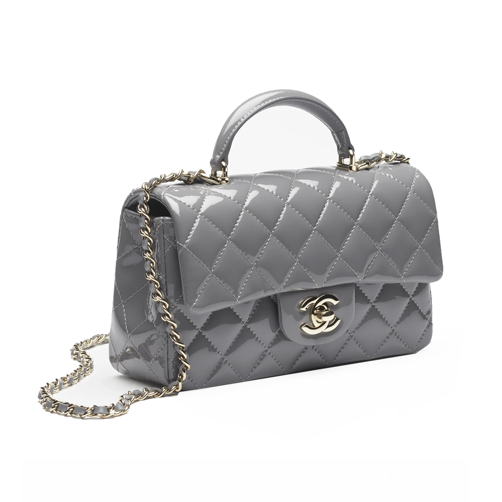 Chanel Mini Classic Handbag With Top Handle
