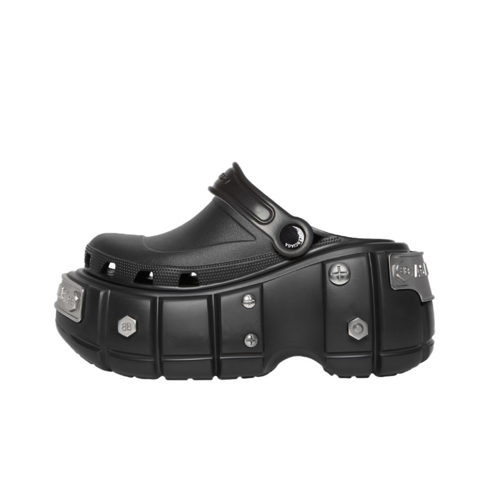 Balenciaga HardCross Platform Slippers Slide Sandal